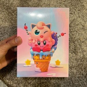 Kirby & jiggly puff ice cream figure